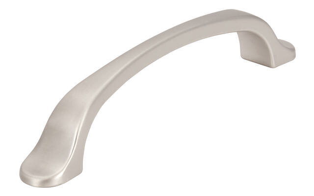 Meubelgreep RVS look 96mm versmald 118x15x25mm