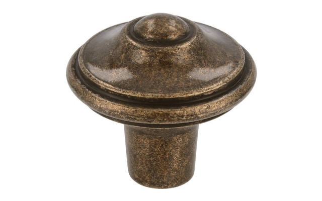 Meubelknoppen brons look 31mm 2 stuks 31x31x29mm