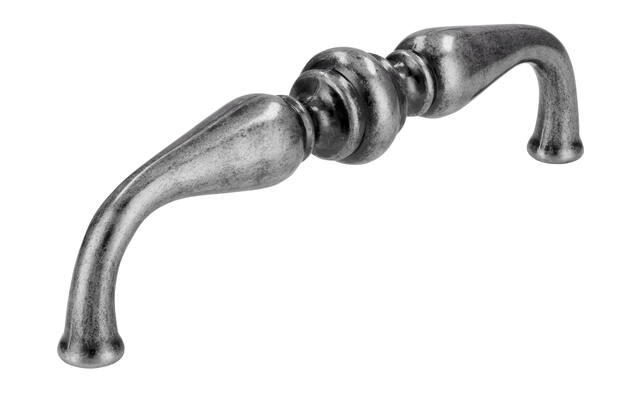 Meubelgrepen tin look 96mm 2 stuks 105x17x30mm