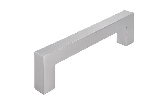 Meubelgreep RVS vierkant 128mm 143x15x40mm
