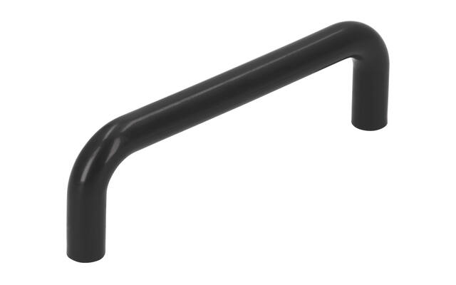 Meubelgrepen zwart kunststof 96mm 2 stuks 106x10x34mm