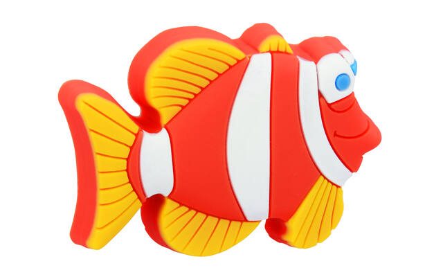 Meubelknop oranje Nemo 55x39x25mm