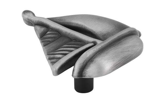 Meubelknop antiek ijzer look boot 59x48x29mm