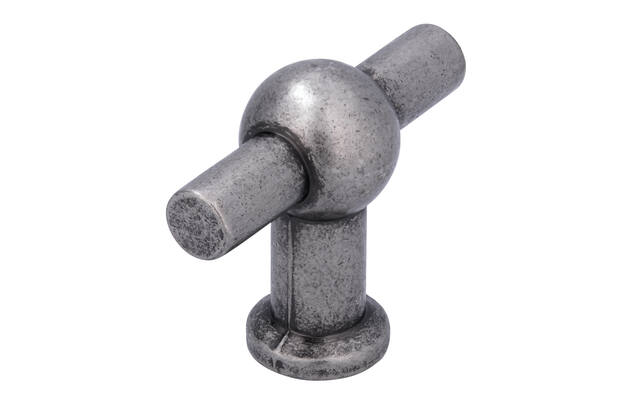 Meubelknop ijzer Chemin de Fer 50mm 50x20x40mm