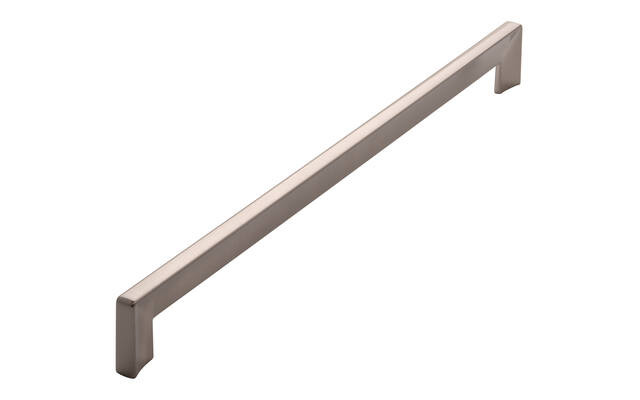 Meubelgreep RVS look hoekig 320mm 328x10x36mm