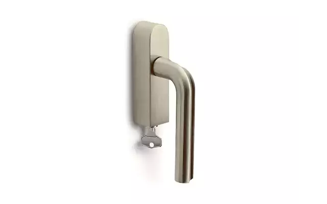Draaikiep raamkruk Champagne PVD David Rockwell Eclipse DR100-DKLOCK-O Rechts Afsluitbaar