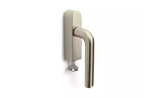 Draaikiep raamkruk Champagne PVD David Rockwell Eclipse DR101-DKLOCK-O Rechts Afsluitbaar