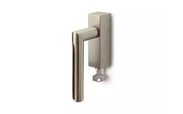 Draaikiep raamkruk Champagne PVD David Rockwell Eclipse DR103-DKLOCK Links Afsluitbaar