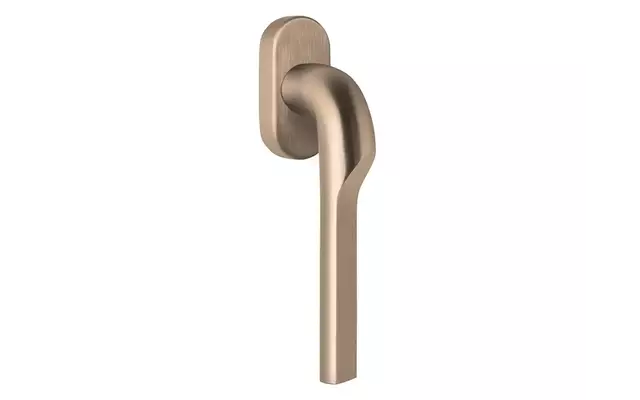 Draaikiep raamkruk PVD licht brons Formani Gensler Rivio GL100-DK-O links