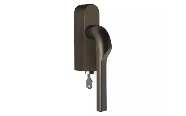 Gensler Rivio Draaikiep raamkruk Links GL100-DKLOCK-O 