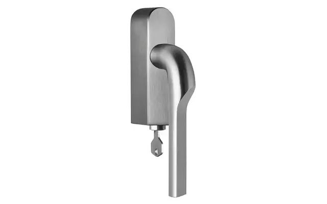 Draaikiep raamkruk RVS Formani Gensler Rivio GL100-DKLOCK-O links