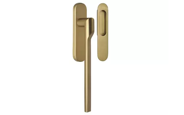 Hefschuifdeurbeslag Mat goud PVD Formani Gensler Rivio GL231 Blind
