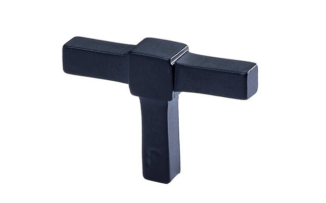 Meubelknop Zwart Jolie Cross 50mm