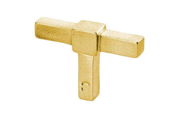 Meubelknop Messing Jolie Cross 50mm