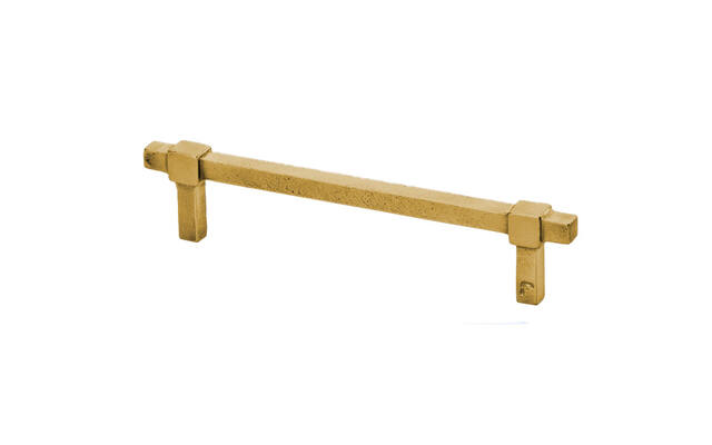 Meubelgreep Messing Jolie Cross 160mm, hoh 128mm