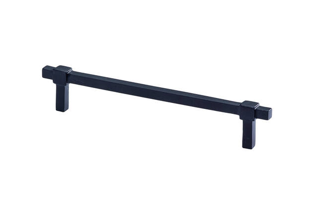 Meubelgreep Zwart Jolie Cross 192mm, hoh 160mm