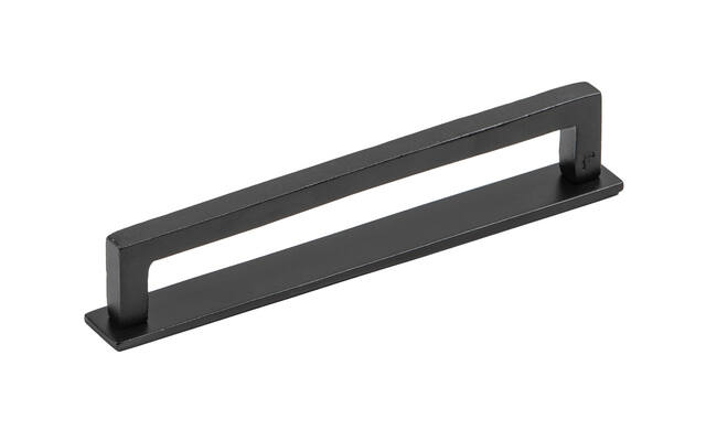 Achterplaat voor meubelgreep Essence Zwart 170mm, hoh 160mm