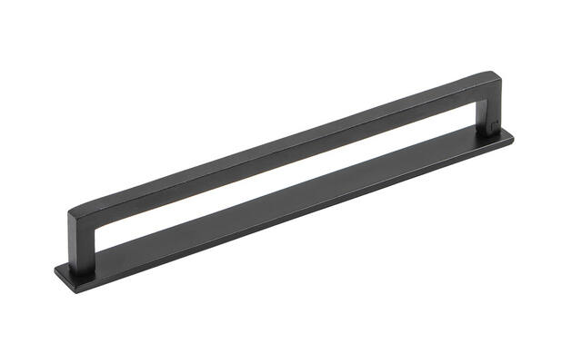 Achterplaat voor meubelgreep Essence Zwart 234mm, hoh 224mm