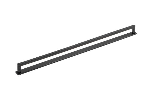 Achterplaat voor meubelgreep Essence Zwart 490mm, hoh 480mm