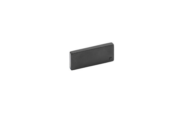 Meubelgreep Zwart Jolie Symm 75mm, hoh 64mm