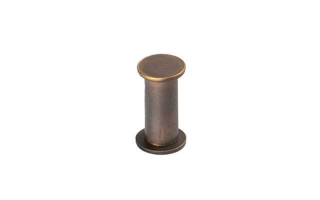 Jashaak / kapstokhaak Verbronsd Jolie Rieu rond 20mm Its a Roel