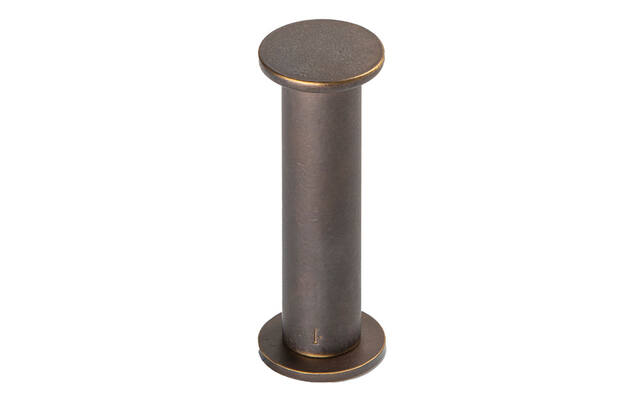 Jashaak / kapstokhaak Verbronsd Jolie Rieu rond 30mm Its a Roel