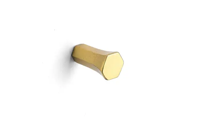 Meubelknop Messing Six Fois It's a Roel 18mm 18,5x16,5x31mm Aged Gold