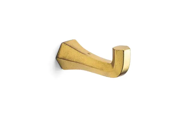 Kapstokhaak Messing Six Fois It's a Roel 20mm 20x27x45mm Aged Gold