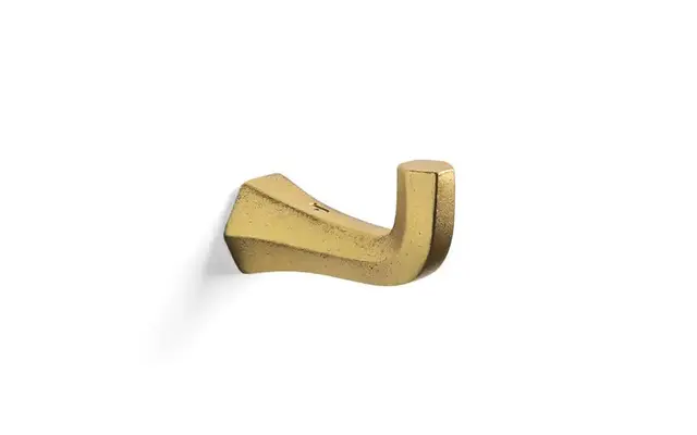 Kapstokhaak Messing Six Fois It's a Roel 26mm 26x30x65mm Aged Gold