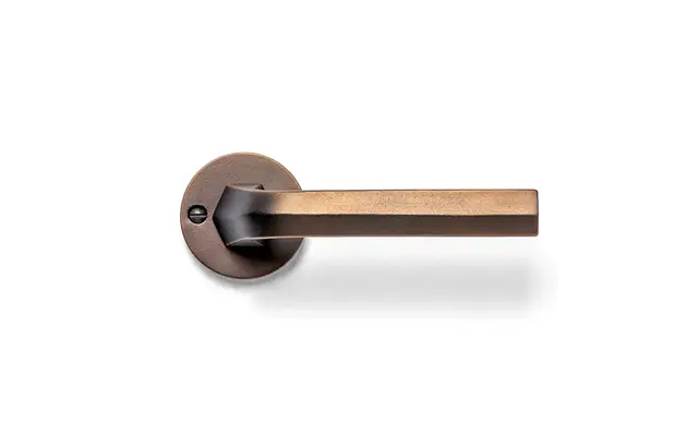 Deurkruk Verbronsd Six Fois It's a Roel  140x52x57,5mm Aged Bronze