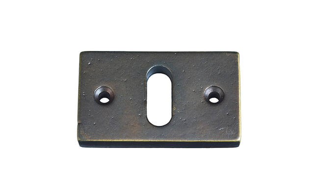 Sleutelrozet Verbronsd Jolie rechthoek horizontaal 55x33mm