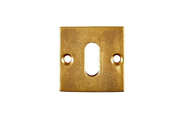 Sleutelrozet Messing Jolie vierkant 42mm