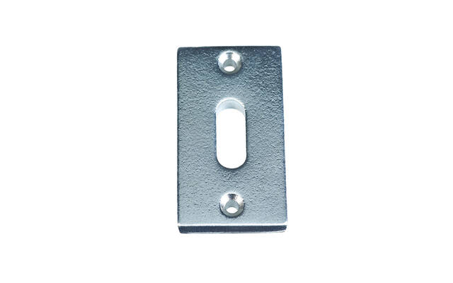 Sleutelrozet Verzilverd Jolie rechthoek 33x55mm
