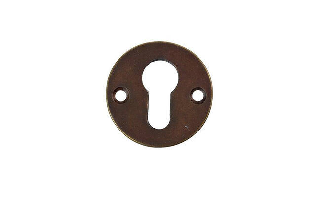 Profielcilinderrozet Verbronsd Jolie rond 52mm