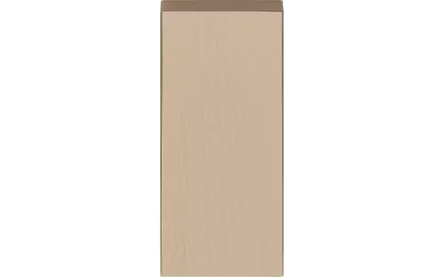 Blindrozet PVD licht brons Square LSQB32 rechthoekig