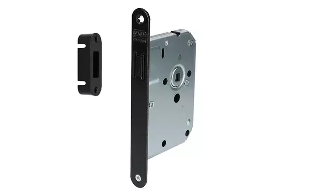 Nemef Insteek magneet Loopslot Zwart 1255/73 Doornmaat 50mm, 1200 serie