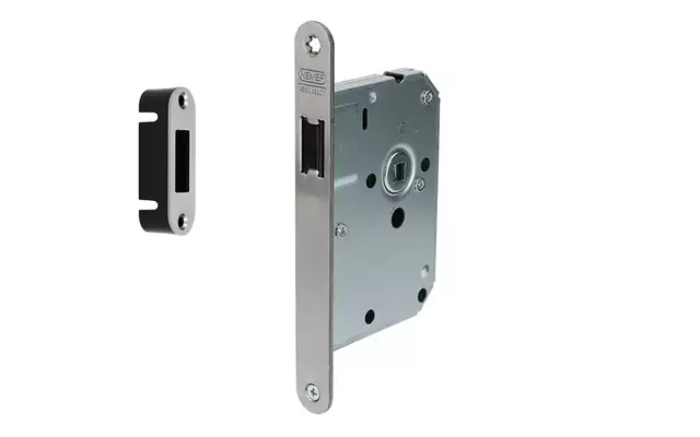 Nemef Insteek magneet Loopslot RVS 1255/77 Doornmaat 50mm, 1200 serie