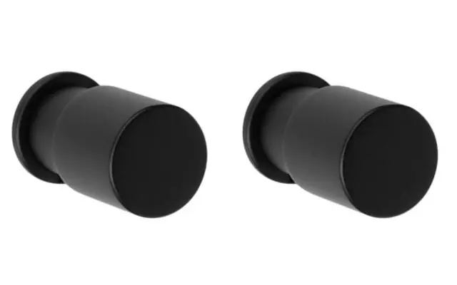 Handdoekhaak Mat zwart One Piet Boon PB20 Set van 2 haken, 20mm