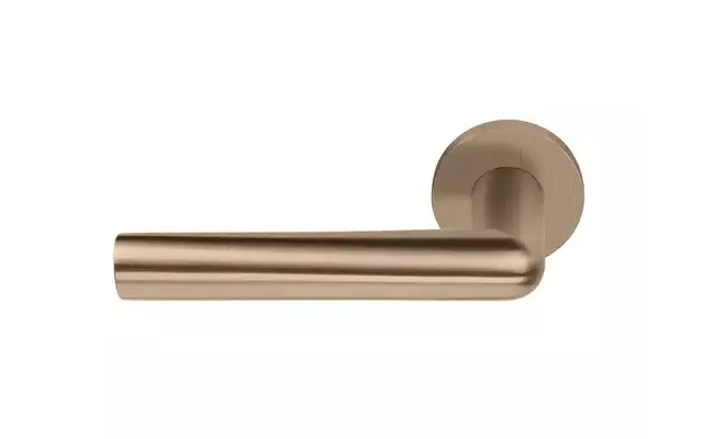 Gatdeel Links PVD licht brons Inc Piet Boon op verende rozet PBI101-G