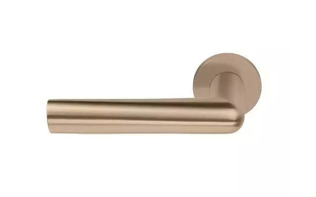 Gatdeel Links PVD licht brons Inc Piet Boon op verende rozet PBI102-G