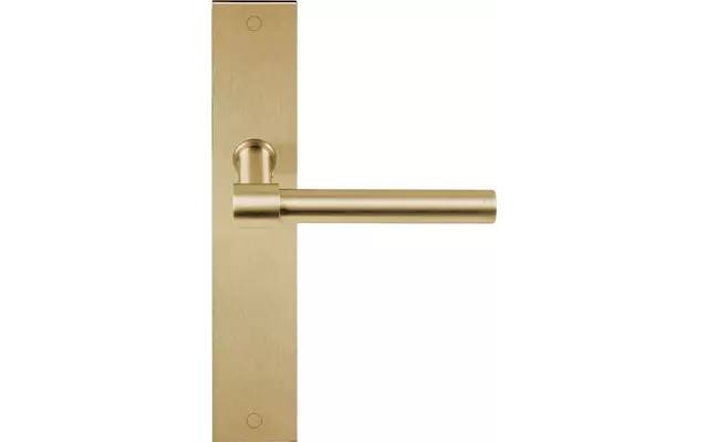 Deurkruk op schild Mat goud PVD One Piet Boon PBL15P236SFC
