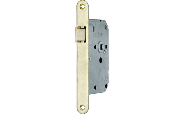 Insteek loopslot Messing antiek Doornmaat 50mm, 1200 serie