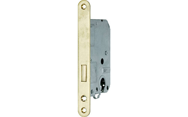 Insteek kastslot cilinder Messing antiek Doornmaat 50mm, 1200 serie