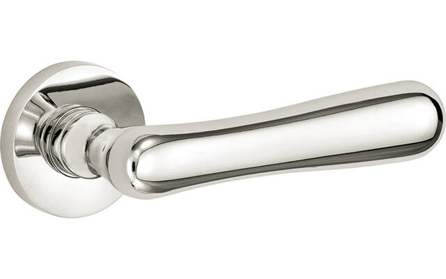 Deurkruk Nikkel Linea Xl op geveerd rozet Vivo