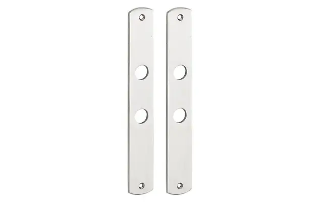 Langschild Dual WC-schild WC63 Nikkel 235x35mm met 18mm krukhals