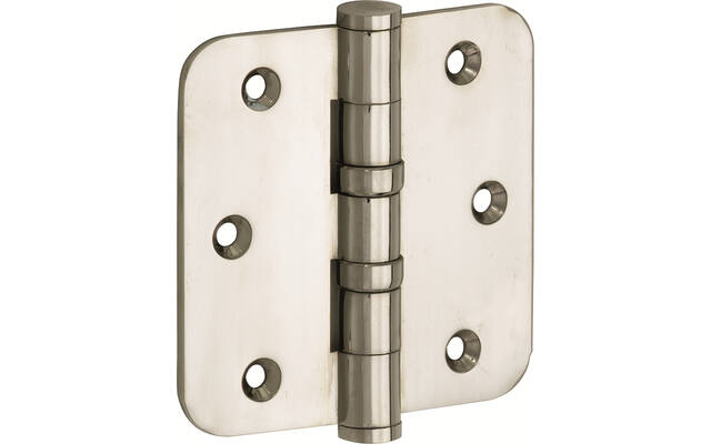 Kogellagerscharnier Platkop 89x89mm Ronde hoeken
