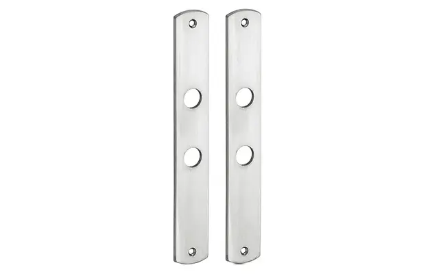 Langschild Dual WC-schild WC63 Mat-Nikkel 235x35mm met 18mm krukhals
