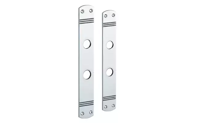 Langschild Art Deco WC-schild WC63 chroom 225x33 mm met 18 mm krukhals