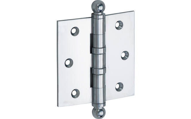 Kogellagerscharnier Bolkop 76x76mm Rechte hoeken