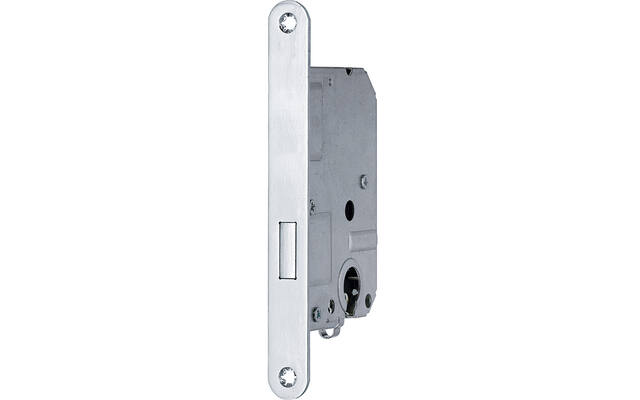 Insteek kastslot cilinder Mat chroom Doornmaat 50mm, 1200 serie